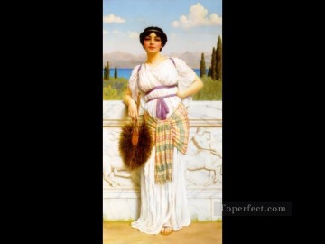  BELLE Arte - Belleza griega 1905 dama neoclásica John William Godward